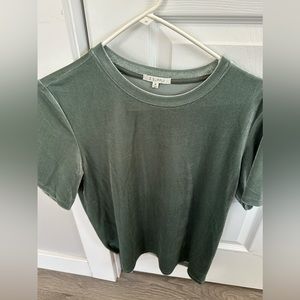 New without tags velvet green z supply top